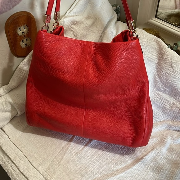 COACH - Madison pebble leather Phoebe satchel- F34495 -NWOT - Picture 2 of 12